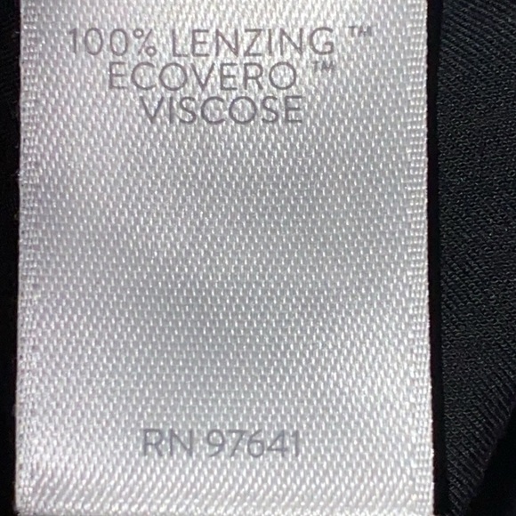 NWT J JILL WO SIZE XS PETITE BLACK TIERED FLUTTER SLEEVES DRESS ELASTIC WAIST - Picture 4 of 12